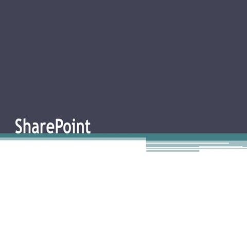 Microsoft SharePoint - Workflow Automation | PPTX