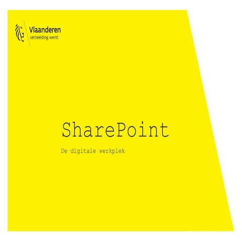 SharePoint   infosessie algemeen