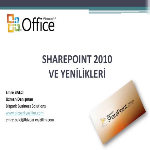 Share point 2010 Yenilikleri