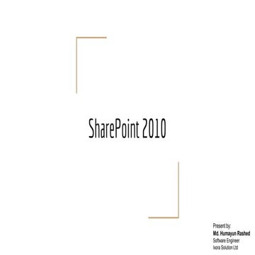 Share point 2010