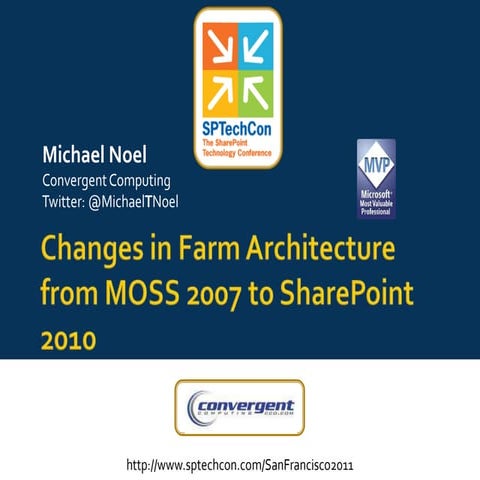 Changes in SharePoint 2010 from MOSS 2007