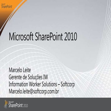 SharePoint Server 2010 - Recursos e Funcionalidades