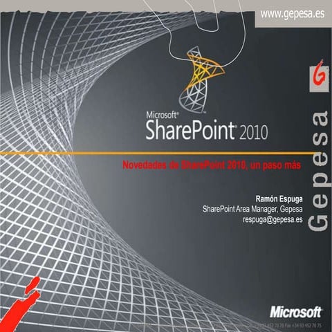 Novedades SharePoint 2010