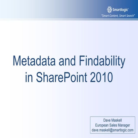 SharePoint 2010 Findability