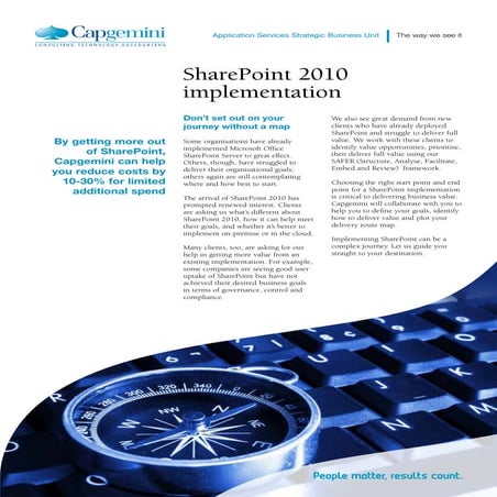 Sharepoint 2010 implementation