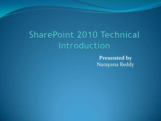 Share point 2010_installation_topologies-day 2