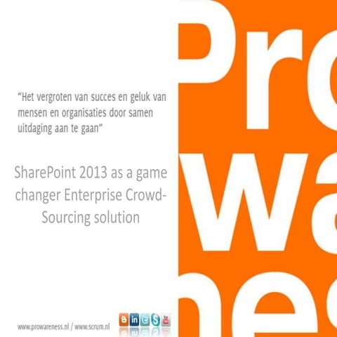 SharePoint2013 as Crowdsourcing solution