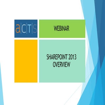 SharePoint 2013 overview