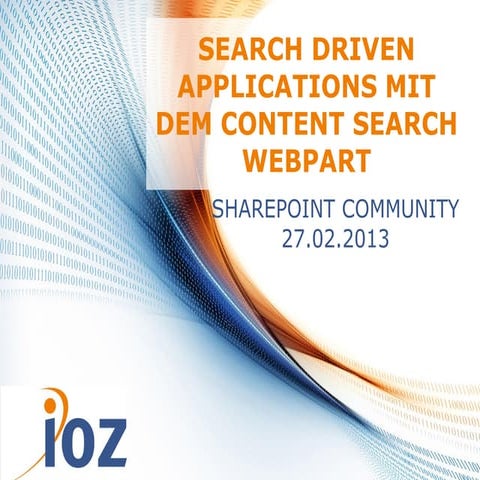 SharePoint2013 Search Content WebPart