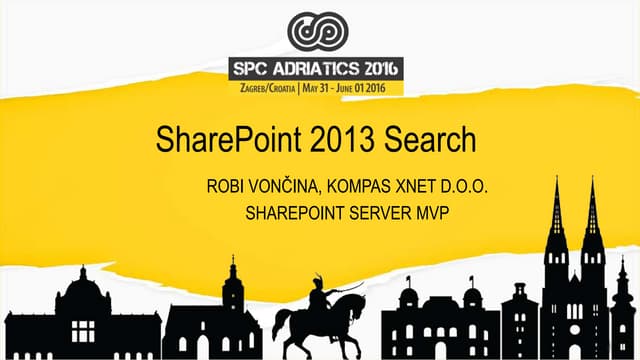 SharePoint 2013 Search Operations