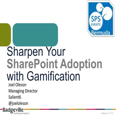 SharePoint Adoption Solutions with Gamification