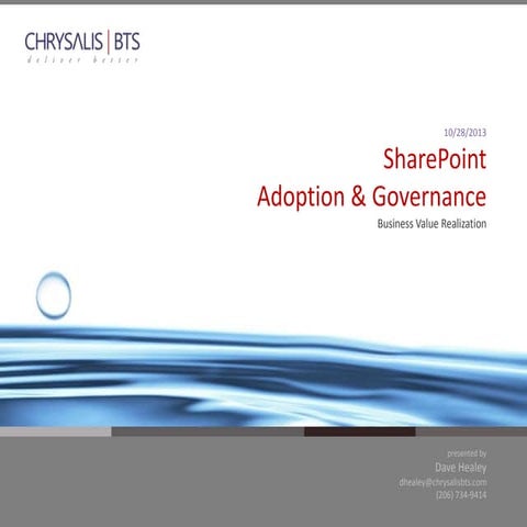 SharePoint Adoption and Governance