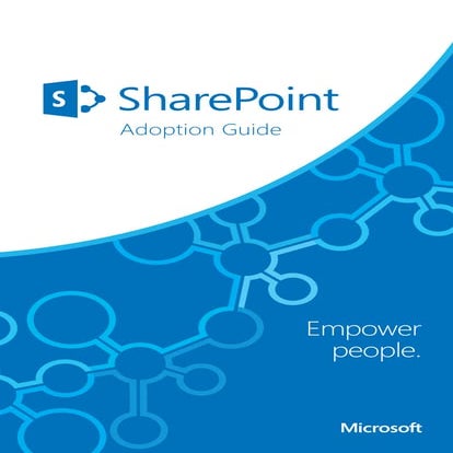 Sharepoint adoption guide
