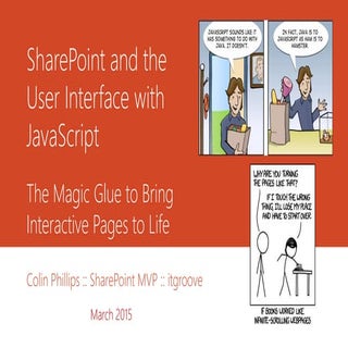 SharePoint and the User Interface w...