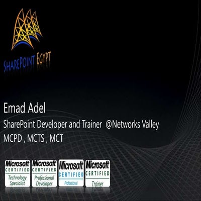 SharePoint 2010 Overview - SharePoint  Egypt