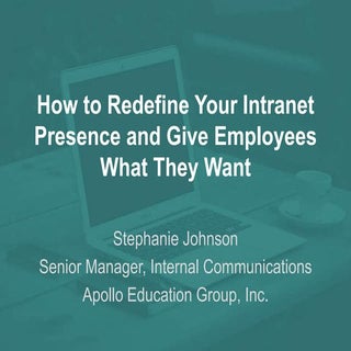 SharePoint for Internal Communicati...