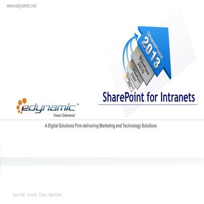  SharePoint for Intranets
