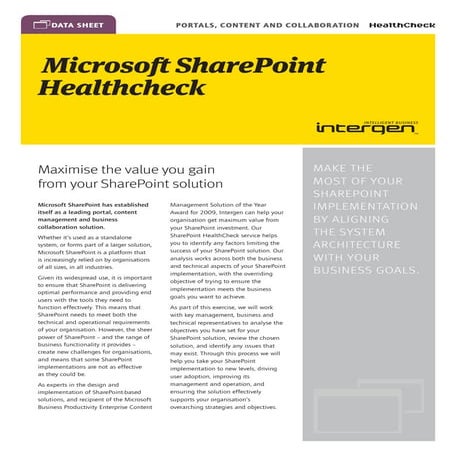 RCM SharePoint Quick Start | PDF