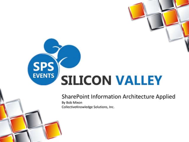 SharePoint Information Architecture Applied