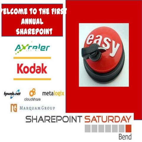 SharePoint Saturday - Bend, OR