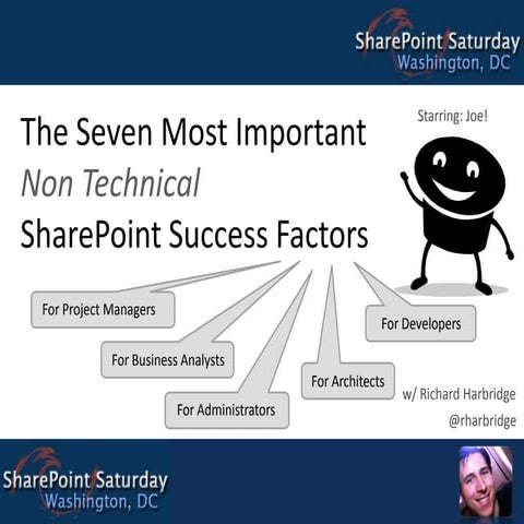 The Seven Most Important (Non Technical) Factors for Sharepoint Success