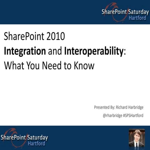 SharePoint 2010 Integration and Interoperability - SharePoint Saturday Hartford