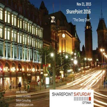 SharePoint 2016 Deep Dive