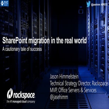 SharePoint Migration in the real world: a cautionary tale of success