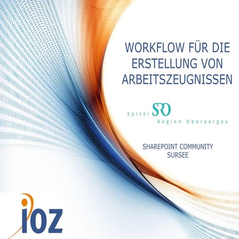 SharePoint Workflow für die Erstellung von Arbeitszeugnissen