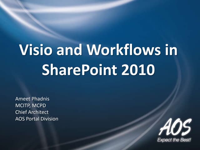 Share point workflow presentation