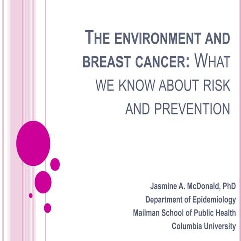 The Environment and Breast Cancer