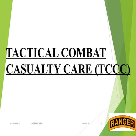 Tactical combat casualties care under fire | PPT