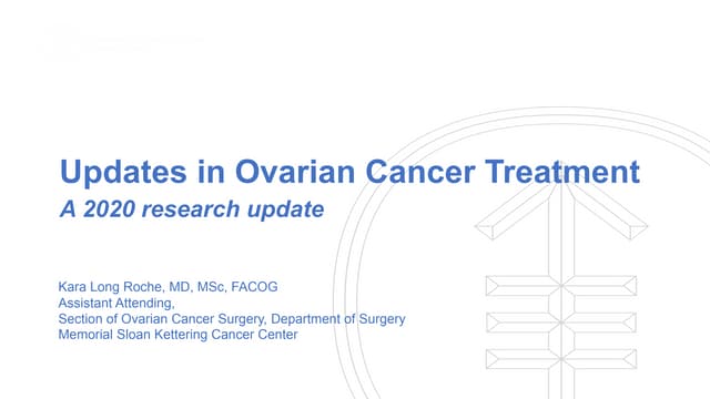 Omentectomy in ovarian cancer | PDF