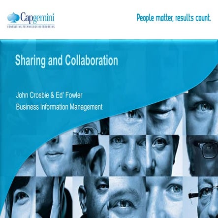 Sharing and collaboration