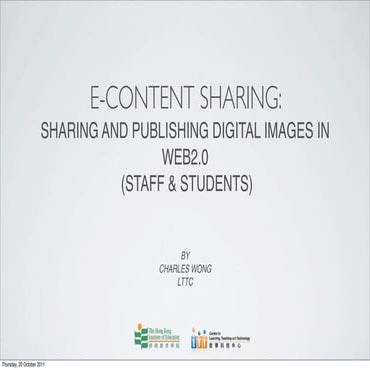 Sharing and publishing digital images in web2