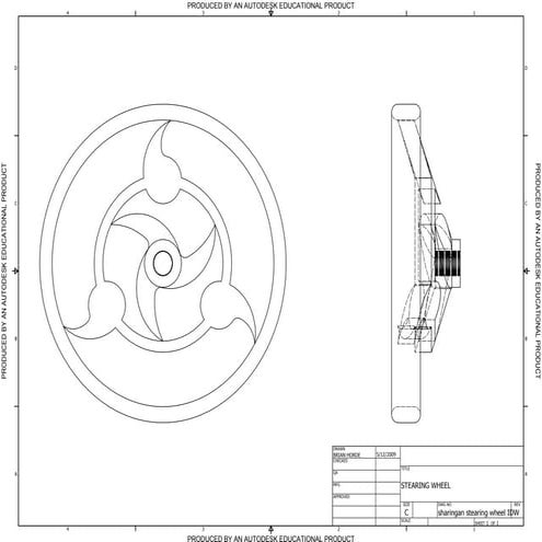Sharingan Stearing Wheel Idw