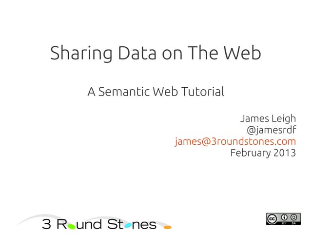Sharing data on the web (2013)