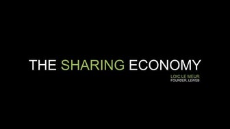 The Sharing Economy