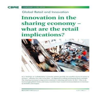 Rise of the Sharing Economy 