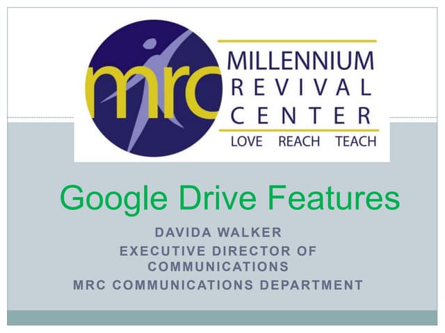 Google Drive It s Elementary
