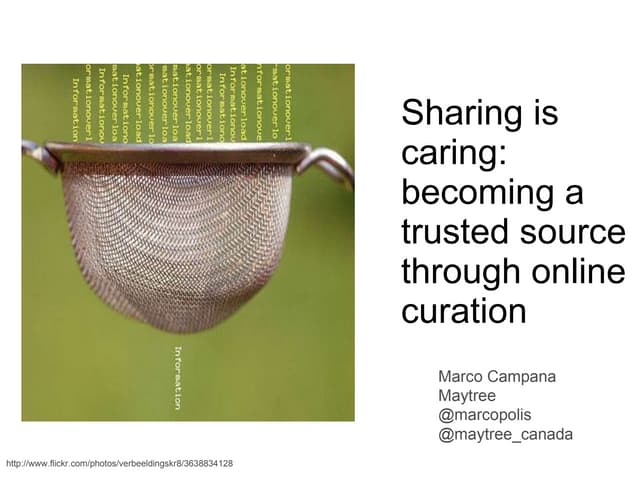 Sharing is caring: becoming a trust...