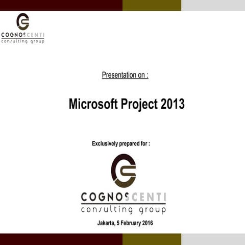 Sharing Knowledge Microsoft Project 2013.pptx