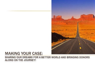 Sharing our dreams of a better world 