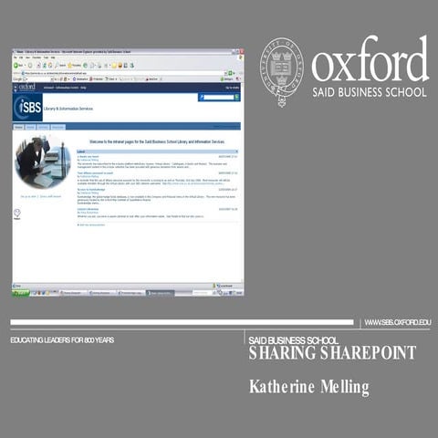 Sharing Sharepoint
