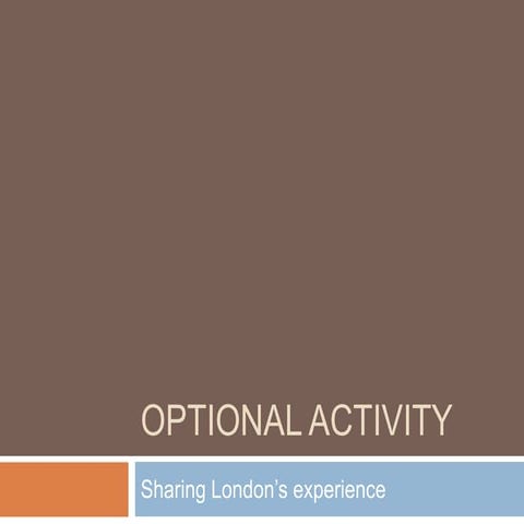 Sharing the experience