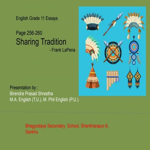 Sharing Traditions | PPTX