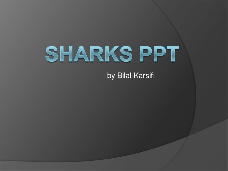 Sharks Ppt