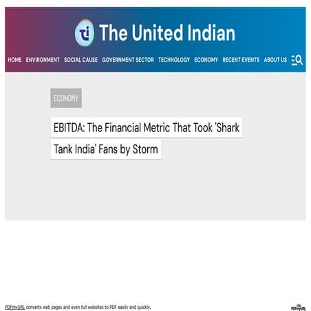 Shark Tank Jargon | Operational Profitability