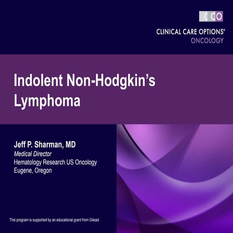 Follicular lymphoma | PPTX