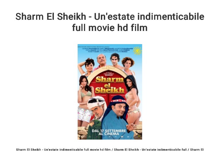 Sharm El Sheikh Un Estate Indimenticabile Streaming Altadefinizione01